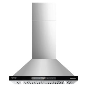 VEVOR 30" Wall Mount Range Hood Ceiling Mount Vent 800CFM Gesture & Touch Control