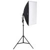 VEVOR Softbox Lighting Kit 20 in x 28 in 30W 5500K LED Bulbs Adjustable Stand