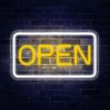 1pc Open LED Neon Sign Light - USB Powered, Colorful, Adjustable Brightness, Plug and Play - Perfect for Game Room, Bedroom, Bar,Coffee Room