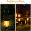 2Pcs Solar Flame Torch Light IP65 Waterproof Flickering Flame Stake Lamp Decorative Landscape Lamp For Garden Path Yard