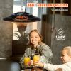 VEVOR Hanging Patio Heater, 1500W Outdoor/Indoor Electric Space Infrared Heater