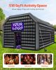 Inflatable Nightclub 26.2 x 19.7 x 13.1 Ft Blow up Party Tent with Lights