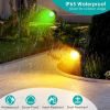 4Pcs Landscape Lights Color Changing Landscape Spotlight IP65 Waterproof RGBW LED Colorful Stake Light with Remote Control 16 Color 4 Dynamic Light Mo