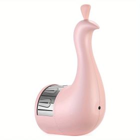 1pc Peacock Projection Lamp, LED Night Light Wall Table Projection Lamp, Decorative Mood Droplight For Kids As Birthday Gifts For Women (Pink) (Color: Pink)