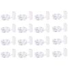 16 Pack Led Fairy Lights Battery Operated String Lights Waterproof Silver Wire 7 Feet 20 Led Firefly Starry Moon Lights For DIY Wedding Party Bedroom