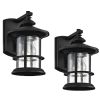2 Pack outdoor wall light