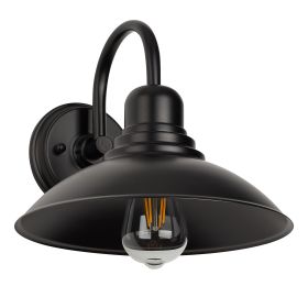 Gooseneck wall sconce light (Pack: 1 Pack, Color: Black)
