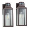 Motion sensor outdoor wall light