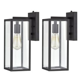2 Pack dusk to dawn outdoor wall light (size: large)