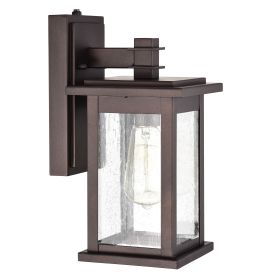 Dusk to dawn outdoor wall light (Color: Oil Rubbed Bronze)