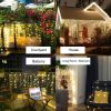 96 LED Curtain Icicle Lights for Party Christmas Decor - 8 Mode, Remote Control