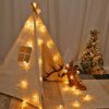 1pc; LED String Lights; Moroccan Hanging String Lights; Battery Operated Warm White Fairy Lights; For Indoor Decor; Home; Bedroom; Party; Wedding; Chr