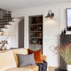 Gooseneck wall sconce light