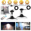 Solar Shed Lights with 1Pack/2Pack Head Light with Separate Panel Wall Mounted Solar Pendant Light Indoor Outdoor with Remote Timer 3 Modes 3 Light Co