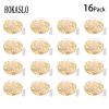 16 Pack Led Fairy Lights Battery Operated String Lights Waterproof Silver Wire 7 Feet 20 Led Firefly Starry Moon Lights For DIY Wedding Party Bedroom
