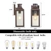 Motion sensor outdoor wall light
