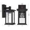 Dusk to dawn outdoor wall light