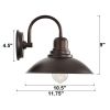 Gooseneck wall sconce light